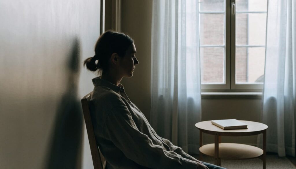 One-Sided Relationships: Signs the Effort Feels Unequal 2 Person sitting by a bright window with a closed journal nearby